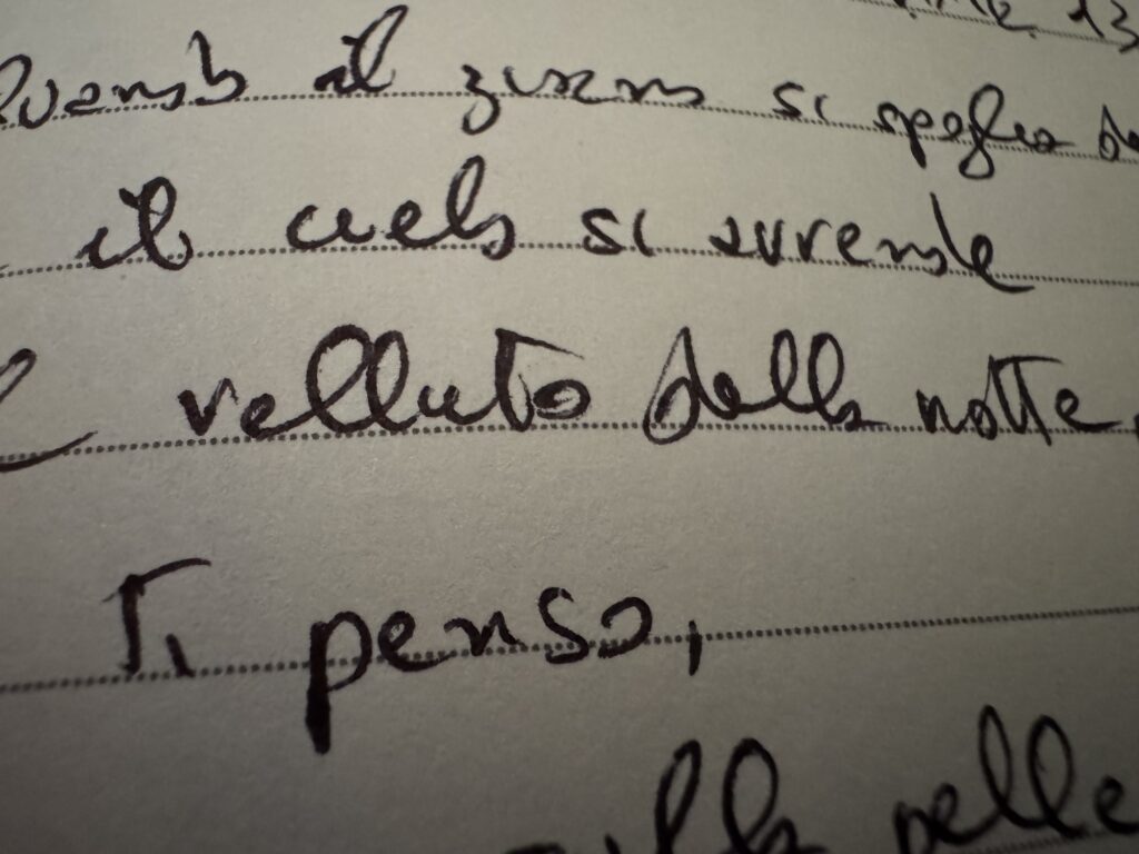Nel silenzio il tuo nome